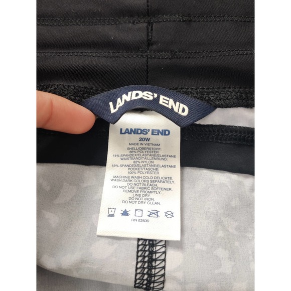 Lands End Women Swim Board Shorts Bottoms Sz 20W Quick Dry - Picture 6 of 9